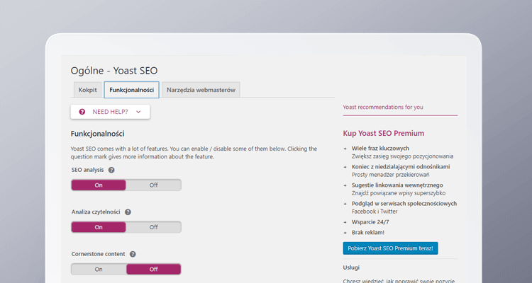 Wordpress Pluginy - Yoast Seo